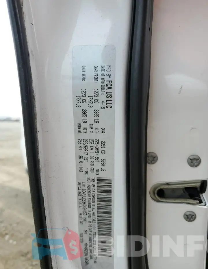 1C4PJLCB9KD454155 Photo# 14