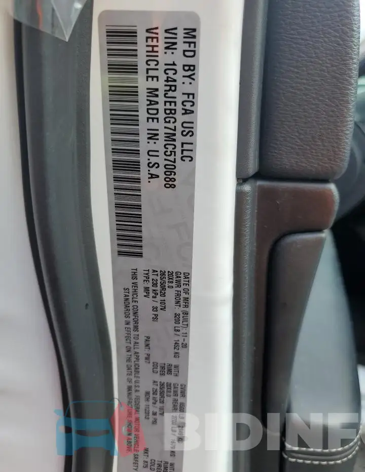 1C4RJEBG7MC570688 Photo# 12