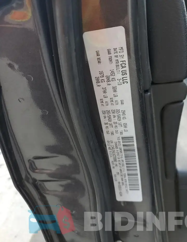 1C4RJFAG1KC739902 Photo# 14