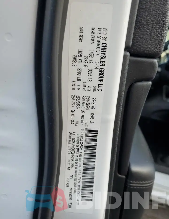 1C4RJFAGXFC607209 Photo# 13