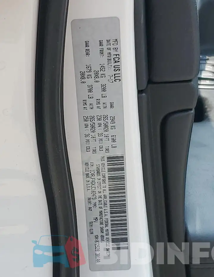 1C4RJFAGXJC102473 Photo# 13