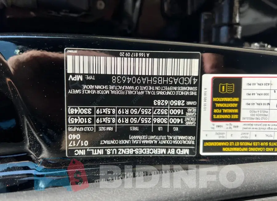 4JGDA5HB5HA904638 Photo# 10
