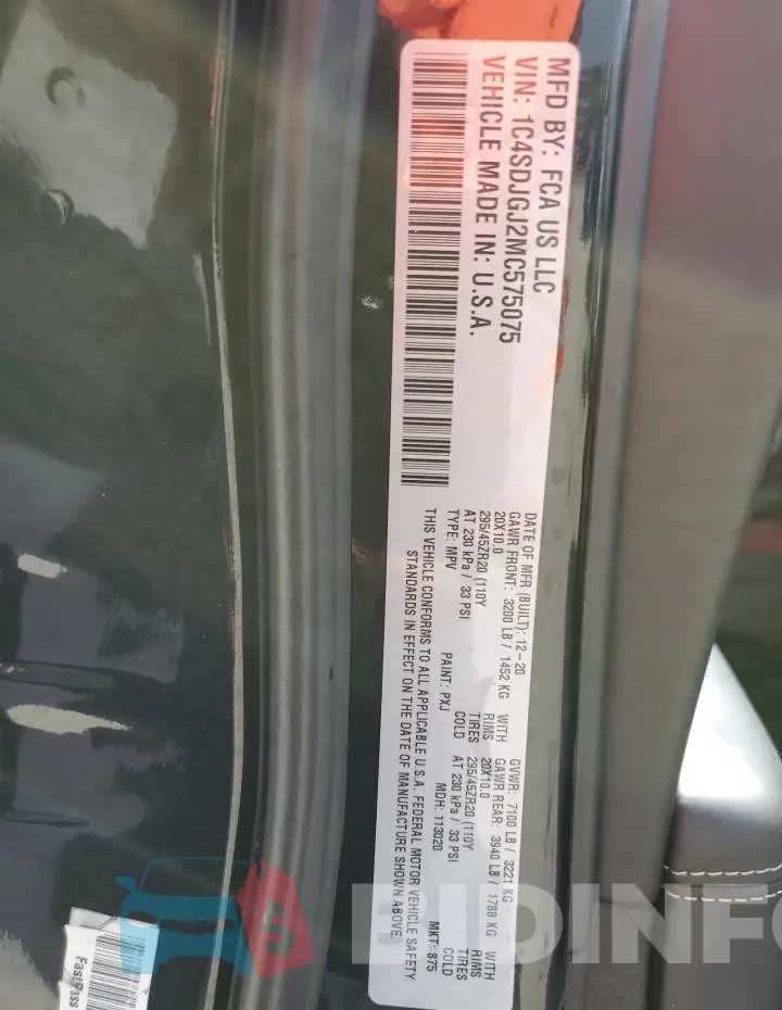 1C4SDJGJ2MC575075 Photo# 14