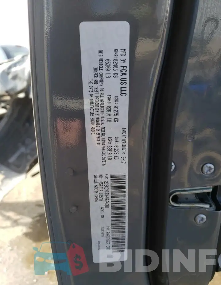 2C3CDXCT3HH634981 Photo# 13