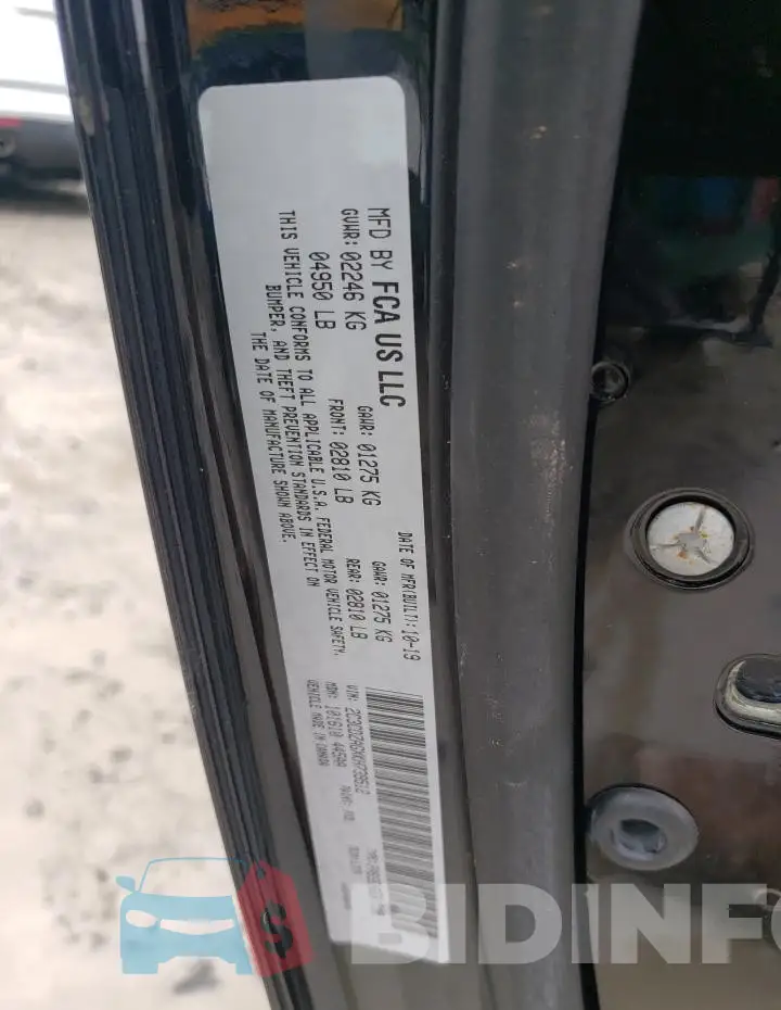 2C3CDZAGXKH739512 Photo# 13