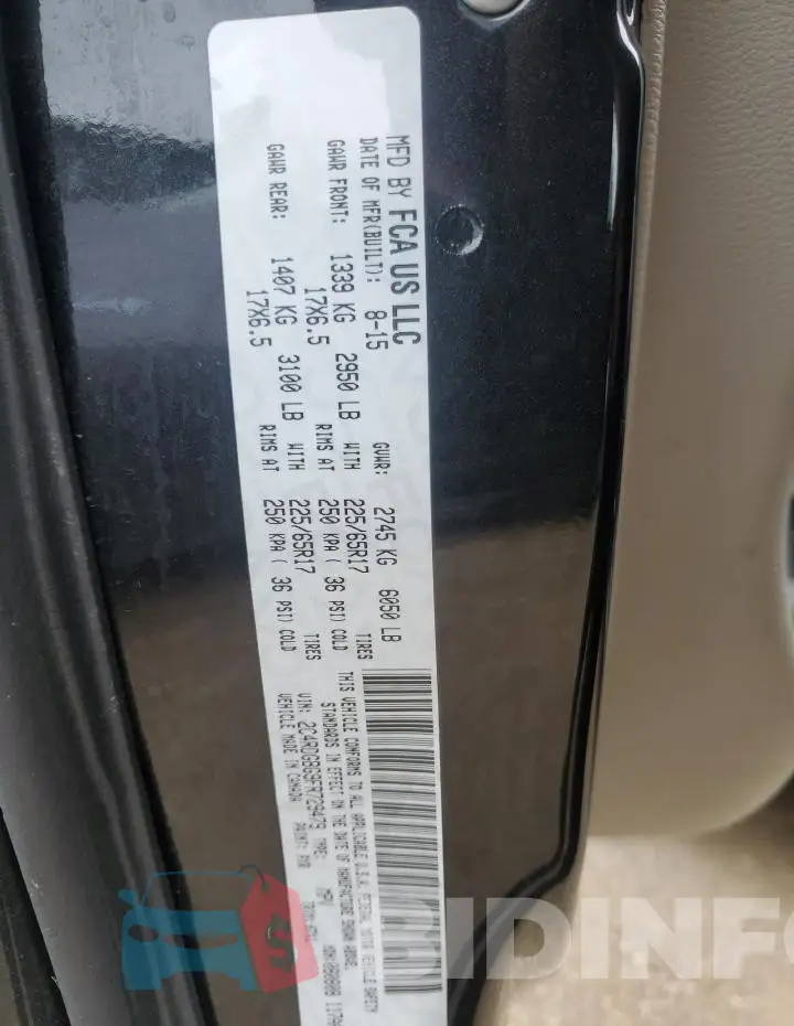 2C4RDGBG9FR729479 Photo# 12