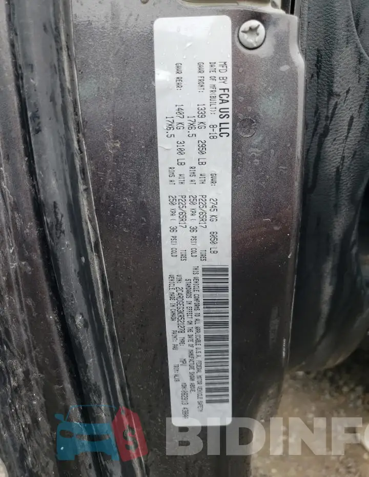 2C4RDGEG3KR521278 Photo# 13
