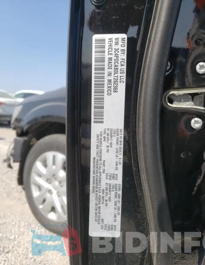 3C4PDCAB0LT262368 Photo# 14
