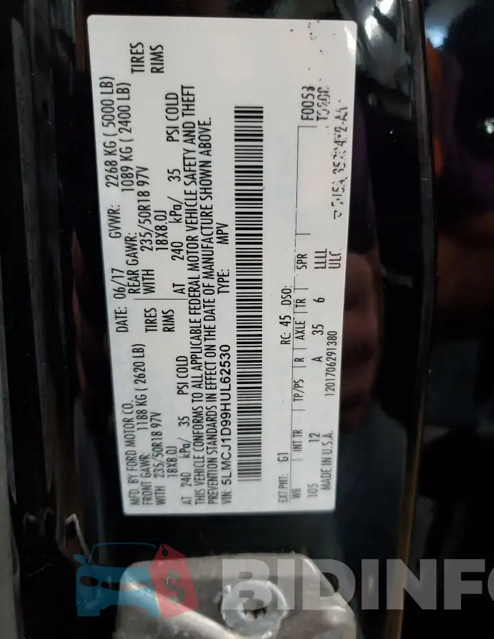5LMCJ1D99HUL62530 Photo# 13