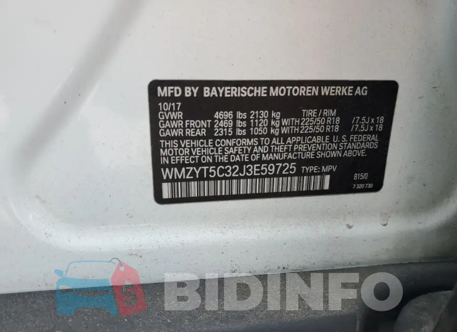 WMZYT5C32J3E59725 Photo# 12