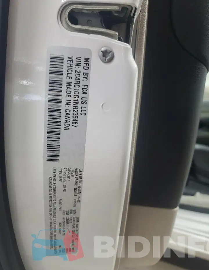2C4RC1CG1NR235467 Photo# 13