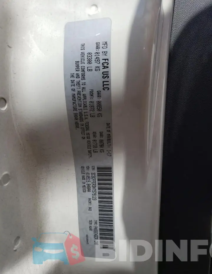 3C3CFFER3HT579123 Photo# 12