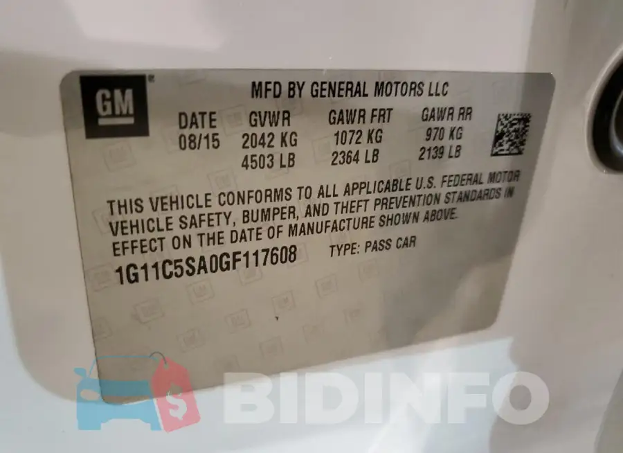 1G11C5SA0GF117608 Photo# 12