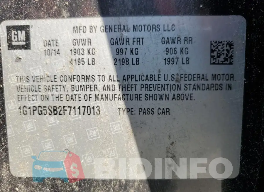 1G1PG5SB2F7117013 Photo# 12