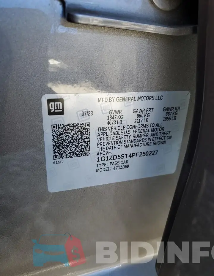 1G1ZD5ST4PF250227 Photo# 13