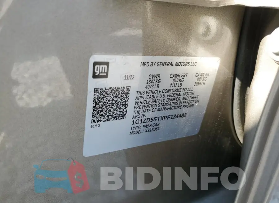 1G1ZD5STXPF134482 Photo# 13