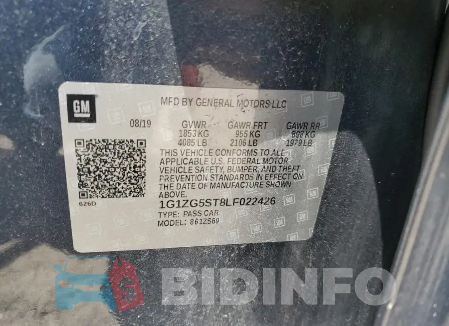1G1ZG5ST8LF022426 Photo# 12