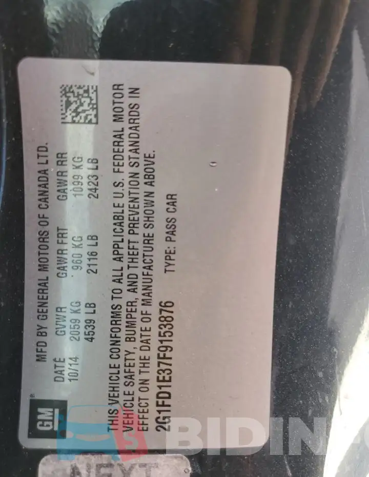 2G1FD1E37F9153876 Photo# 12