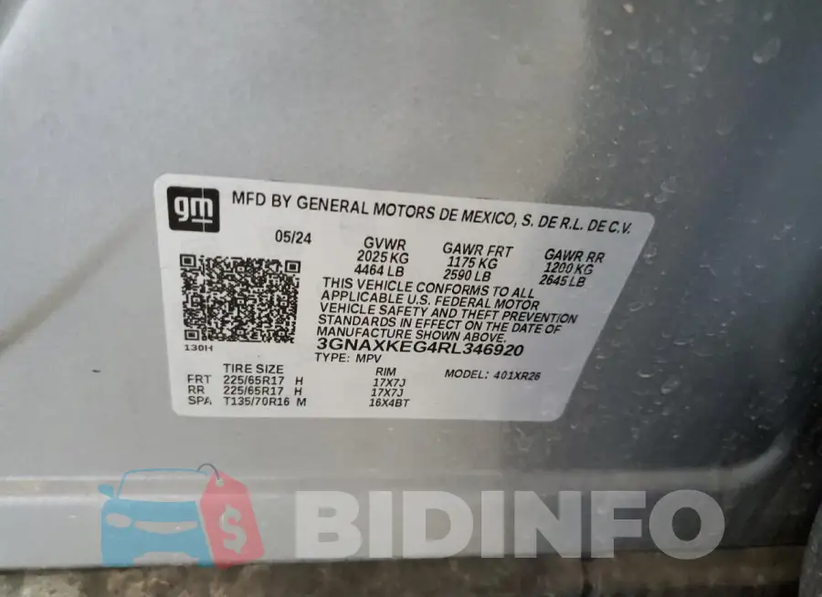 3GNAXKEG4RL346920 Photo# 12