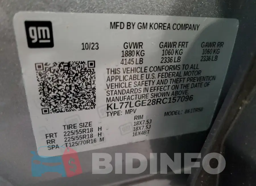 KL77LGE28RC157096 Photo# 13