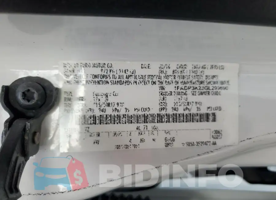 1FADP3K23GL299690 Photo# 12