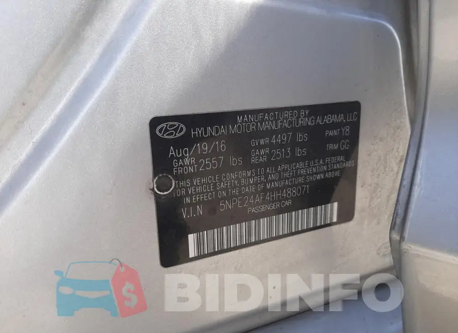 5NPE24AF4HH488071 Photo# 12