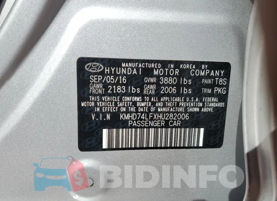 KMHD74LFXHU282006 Photo# 12