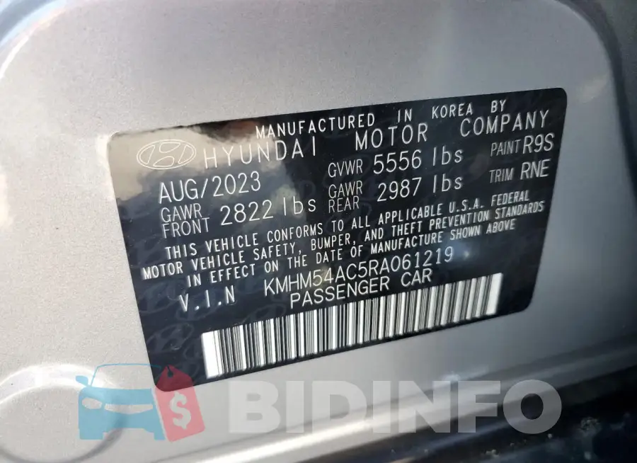 KMHM54AC5RA061219 Photo# 12