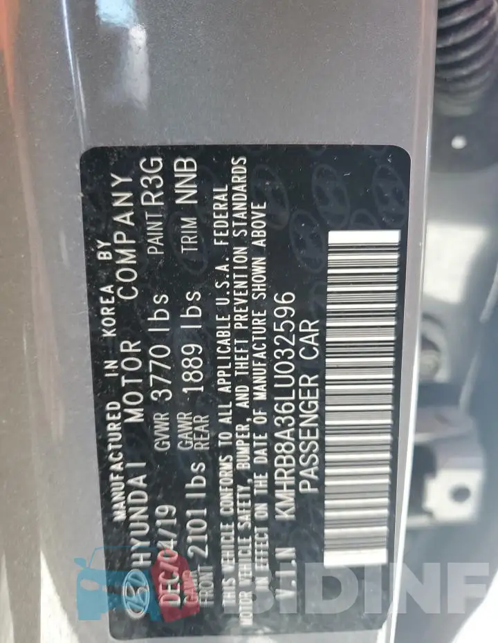 KMHRB8A36LU032596 Photo# 12
