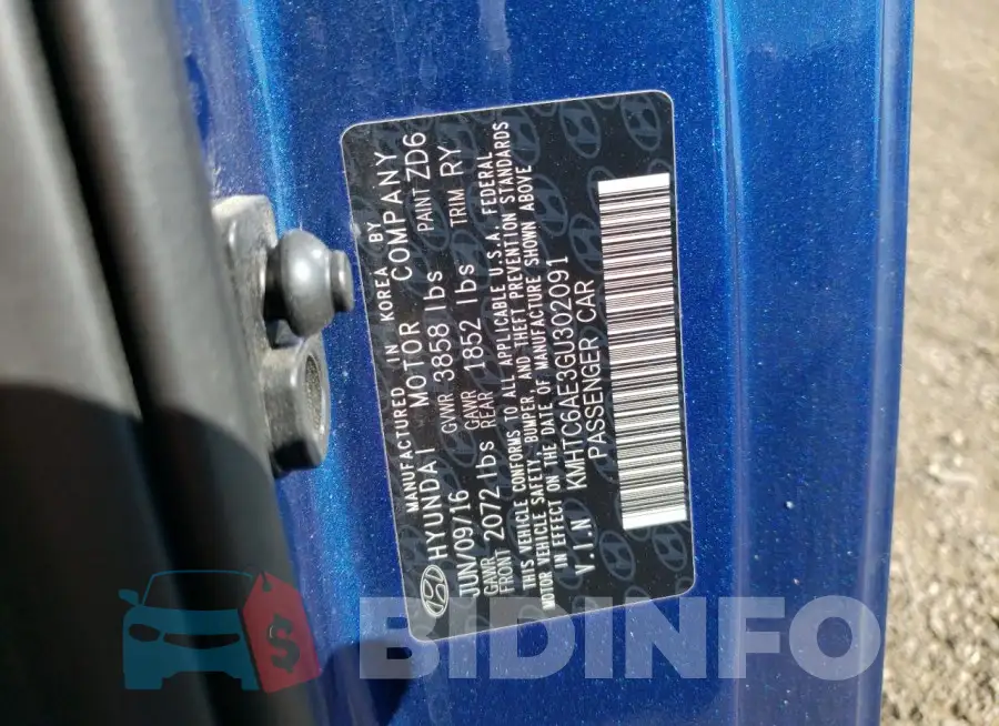 KMHTC6AE3GU302091 Photo# 12