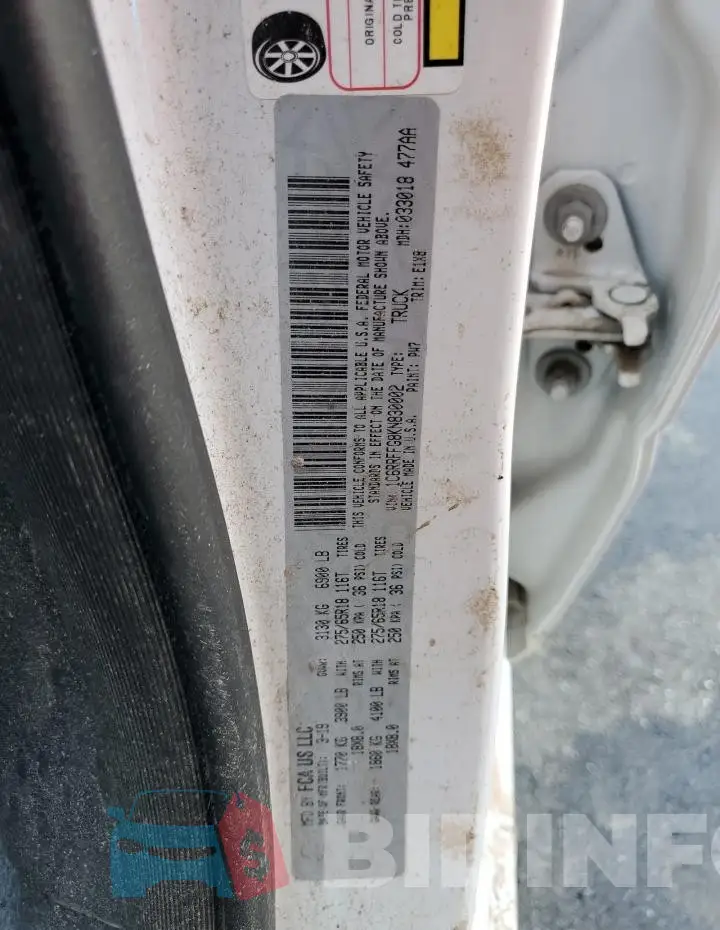 1C6RRFFG8KN830002 Photo# 13