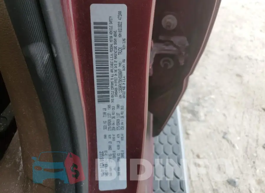 1C6SRFKT5KN528607 Photo# 12