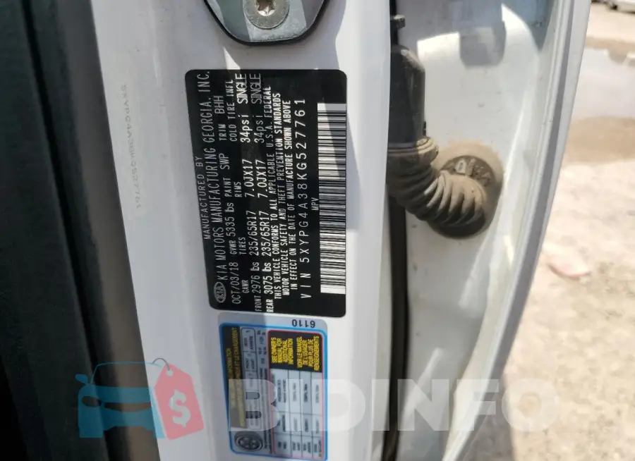5XYPG4A38KG527761 Photo# 13