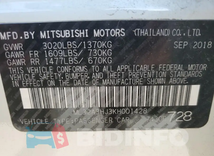 ML32A3HJ3KH001428 Photo# 12