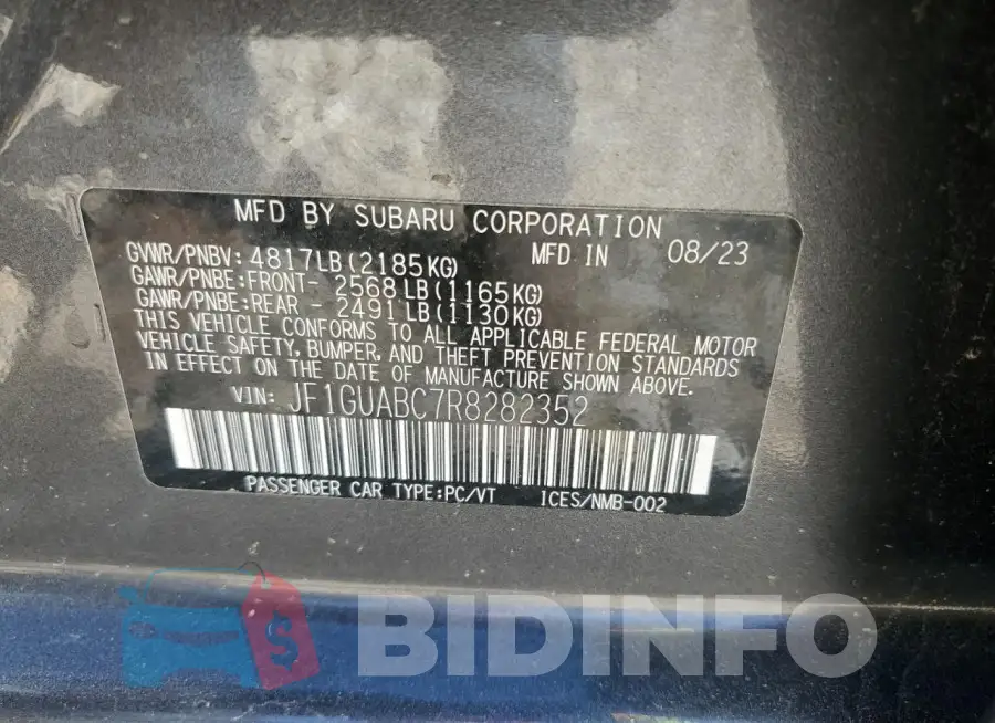 JF1GUABC7R8282352 Photo# 12
