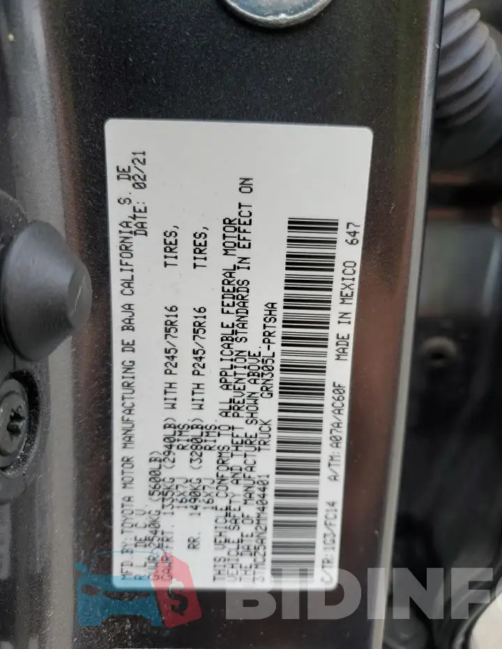 3TMCZ5AN2MM404401 Photo# 12