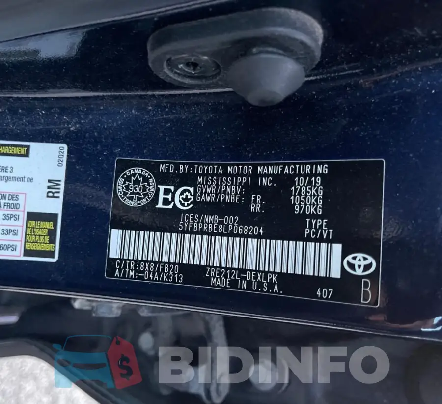 5YFBPRBE8LP068204 Photo# 10