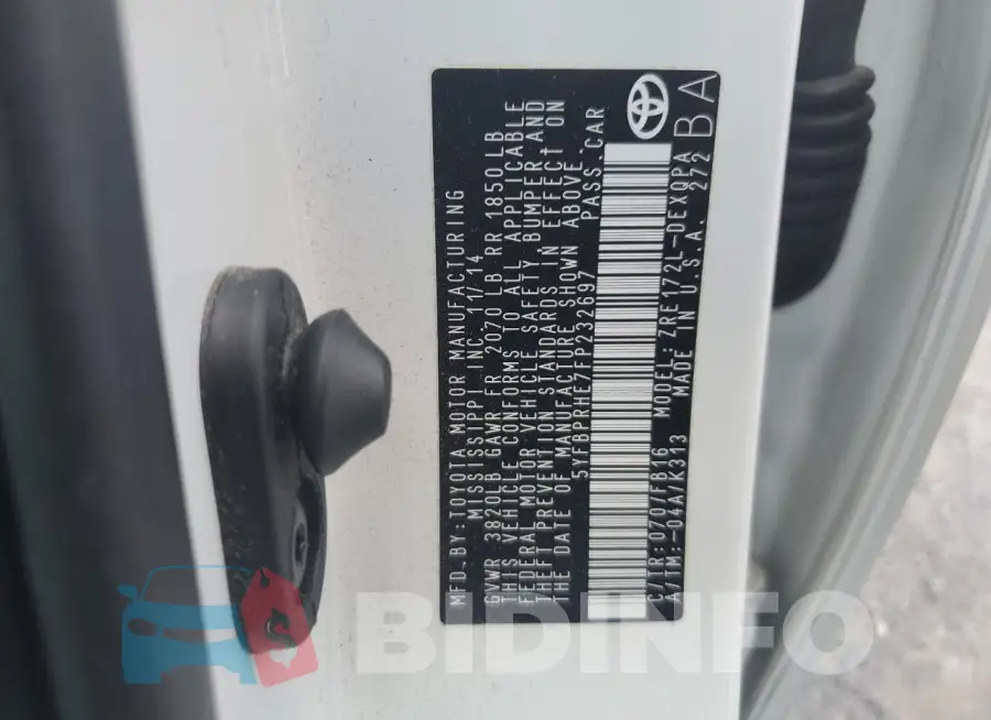 5YFBPRHE7FP232697 Photo# 12