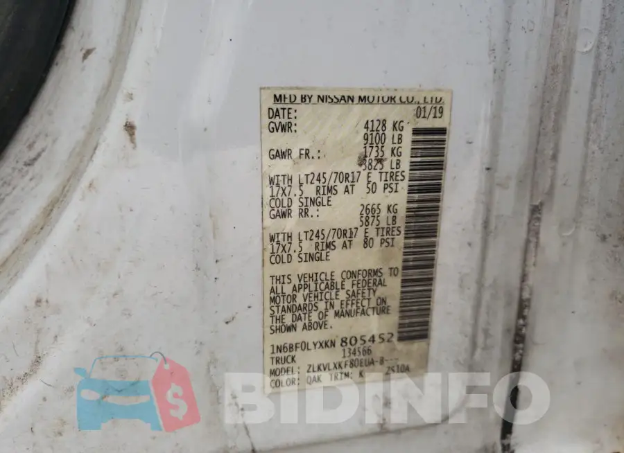 1N6BF0LYXKN805452 Photo# 13