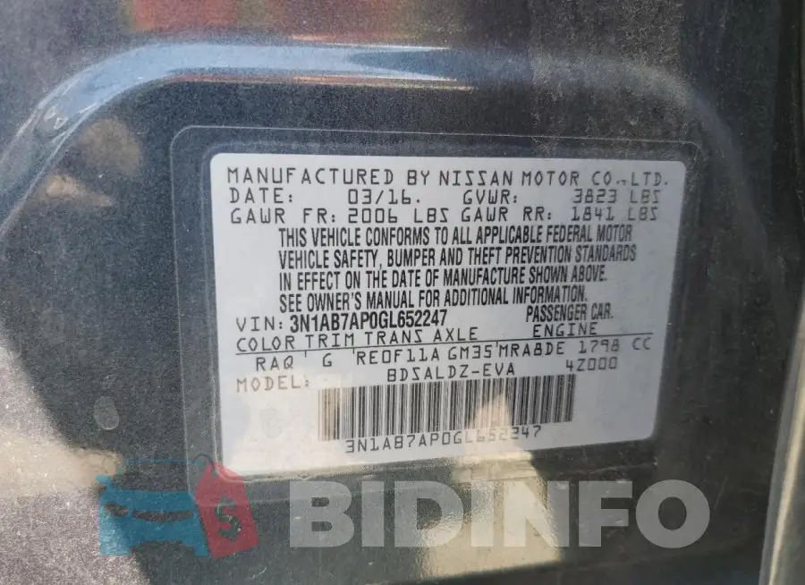 3N1AB7AP0GL652247 Photo# 12