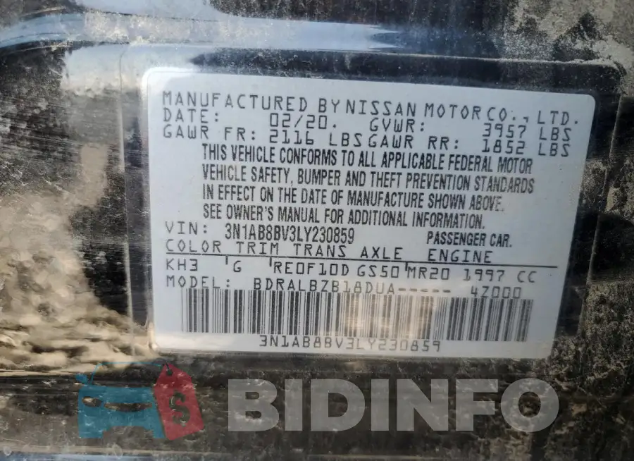 3N1AB8BV3LY230859 Photo# 12