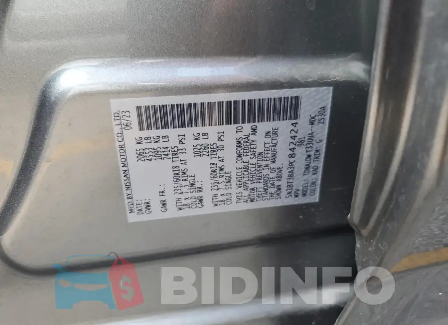 5N1BT3BA3PC842424 Photo# 13