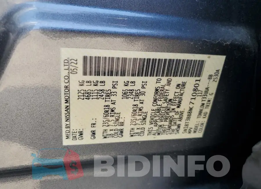 5N1BT3BB8NC710801 Photo# 13