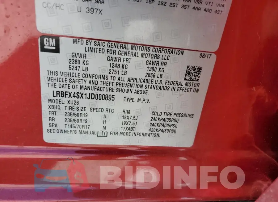 LRBFX4SX1JD000895 Photo# 13