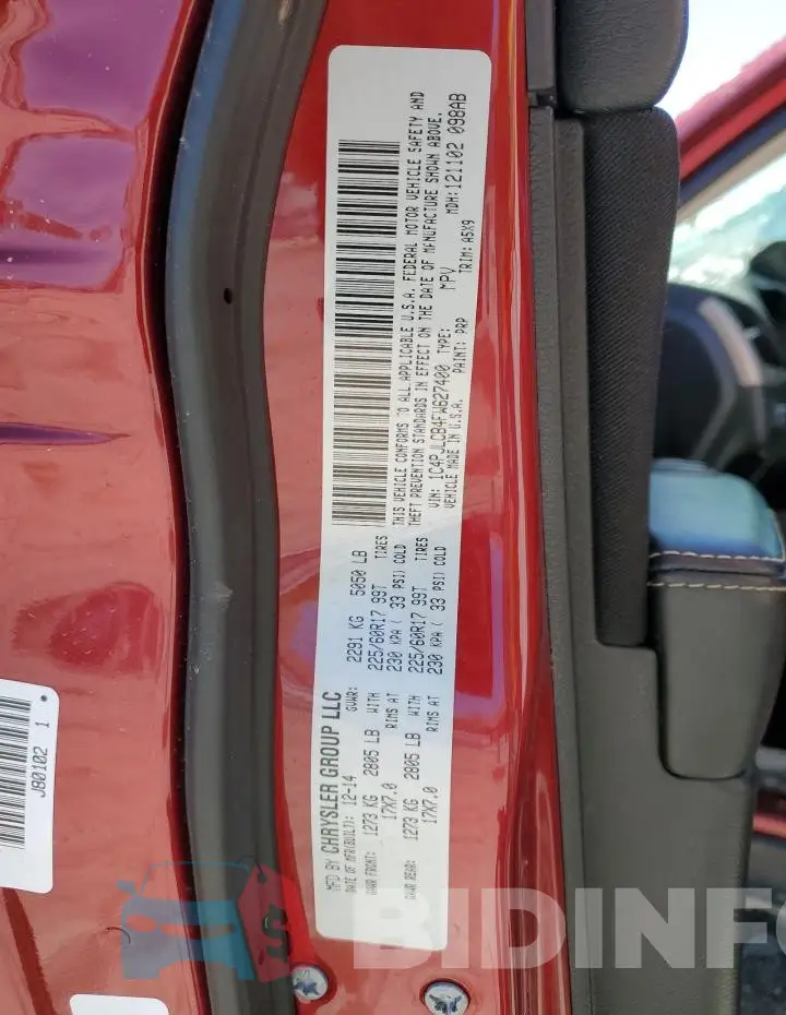 1C4PJLCB4FW627400 Photo# 13