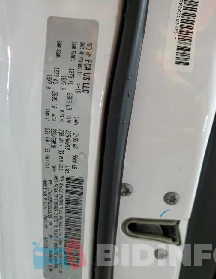 1C4PJMDN2KD163785 Photo# 13