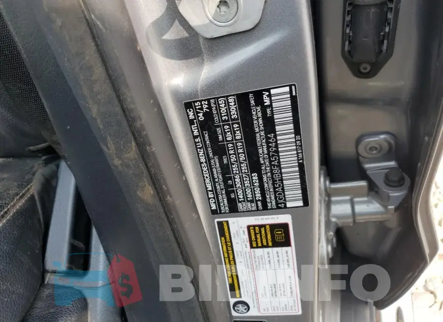 4JGDA5HB8FA579464 Photo# 13
