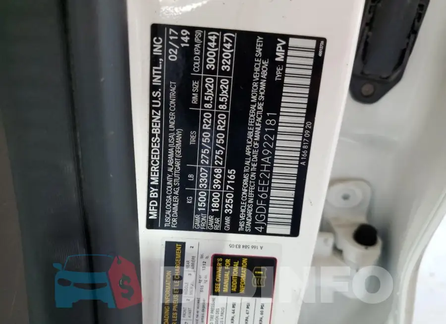 4JGDF6EE2HA922181 Photo# 13