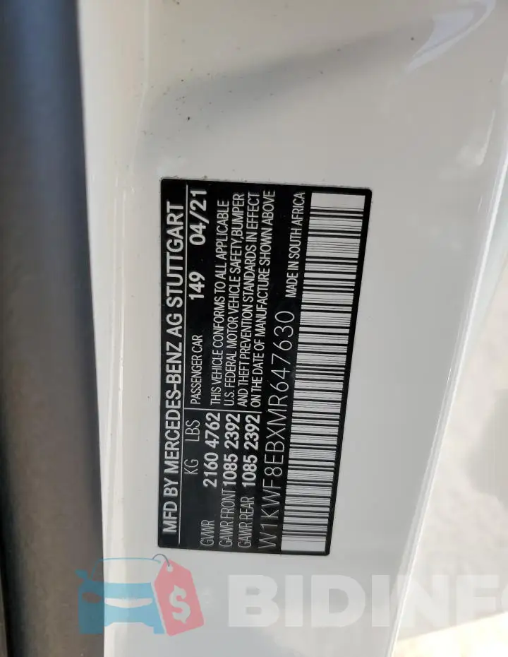 W1KWF8EBXMR647630 Photo# 12