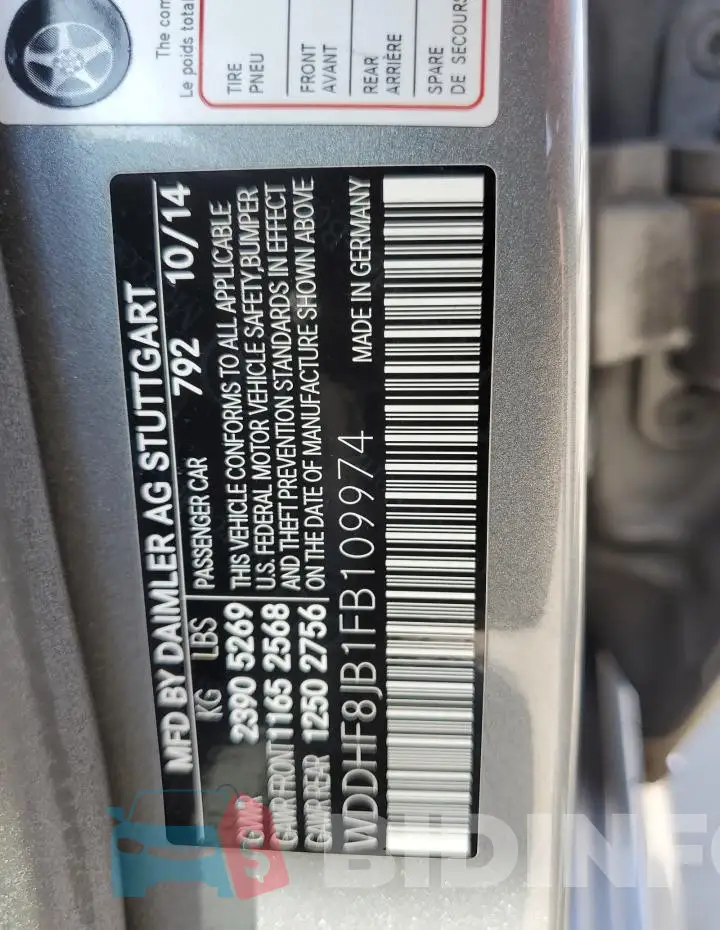 WDDHF8JB1FB109974 Photo# 12